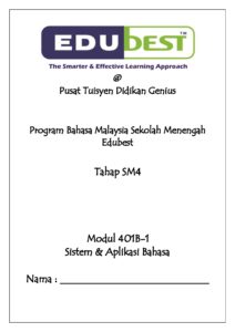 Sistem Dan Aplikasi Bahasa 2021 SM401B-1 • Edubest | Tuition Centre ...